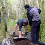 Beim Track Counter installieren auf den Chatham Islands