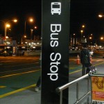 Bus Stop Auckland Flughafen