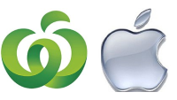 apple-woolworth-neuseeland Woolworth und Apple Logo