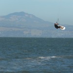 Kitesurfing Sprung