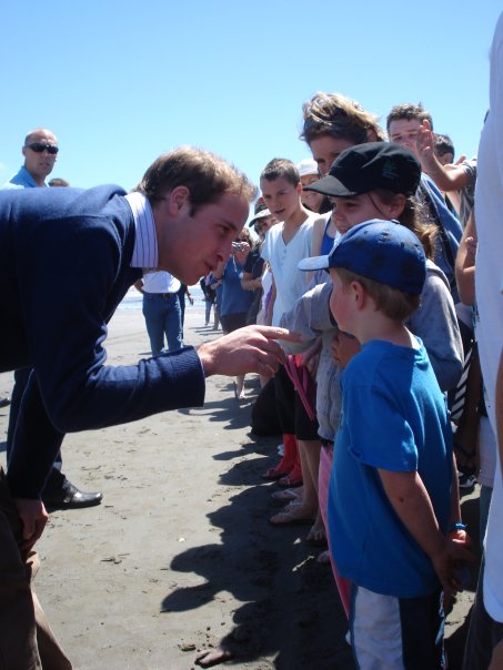 Prinz William besucht die Kapiti Coast